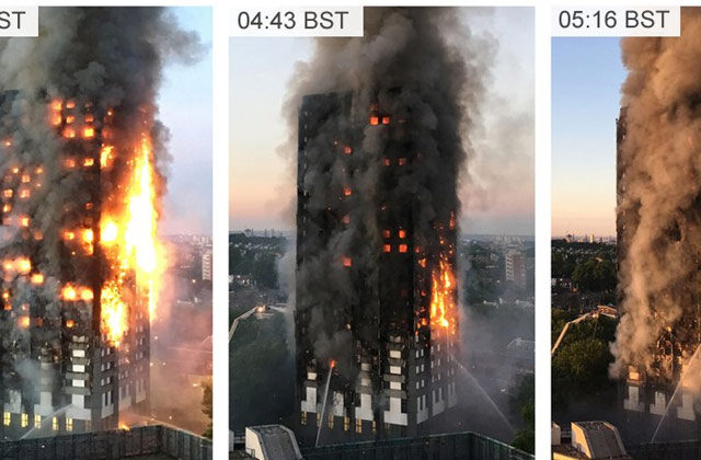 Fire At London Tower