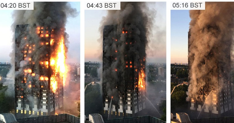 Fire At London Tower