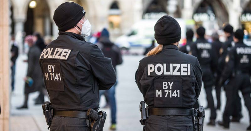 German police personnel | Germany Arrests Russian Scientist for Spying