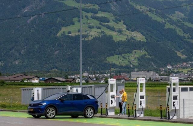 electric car in Switzerland