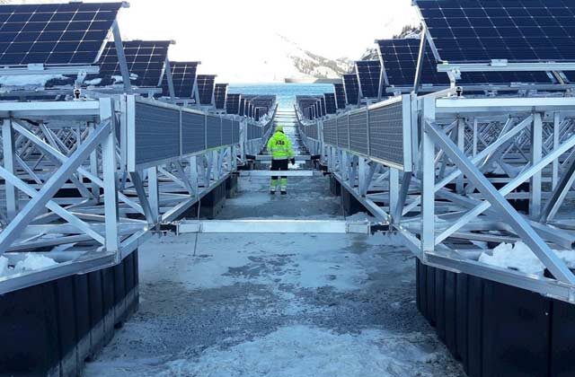 solar plant in Switzerland