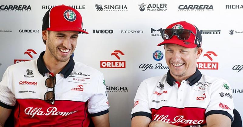 antonio giovinazzi kimi raikkonen