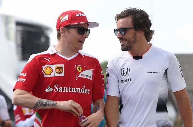 Fernando Alonso Kimi Raikkonen