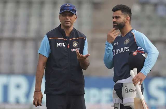 Rahul Dravid and VIrat Kohli