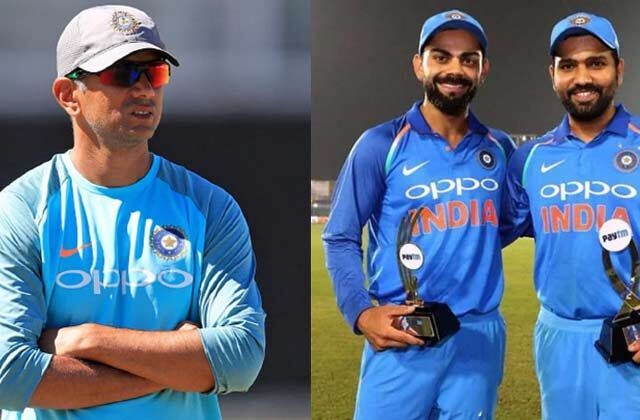 virat kohli rohit sharma captain rahul dravid