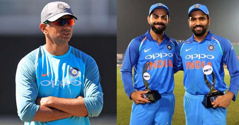 virat kohli rohit sharma captain rahul dravid