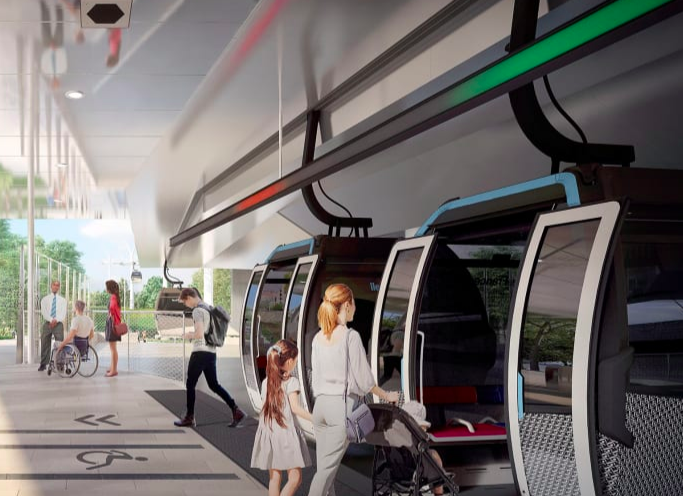 cable car system in Paris