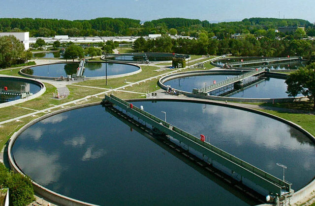 largest Sewage Treatment Plant Delhi