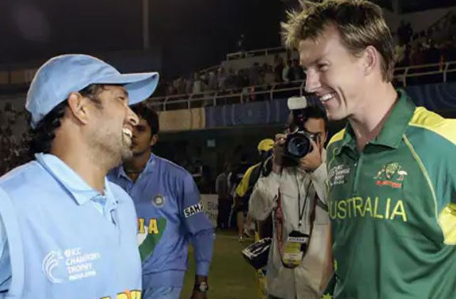 Brett Lee Fan Moment With Sachin Tendulkar