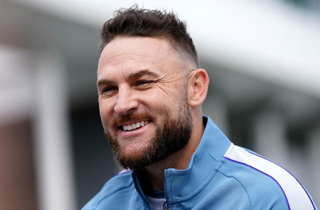 England Coach Brendon McCullum
