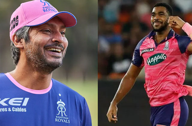 sangakkara on obed mccoy