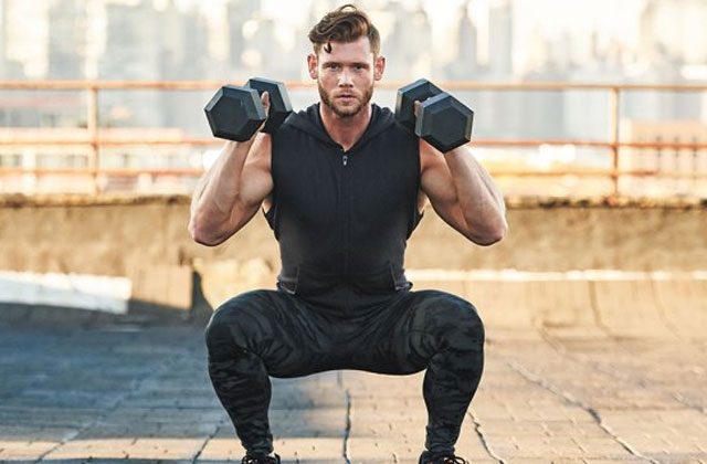 lower body workout with dumbbells