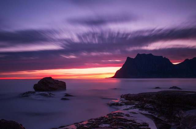 Places where the Sun never sets