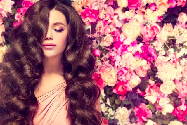 flowers for healthier hair