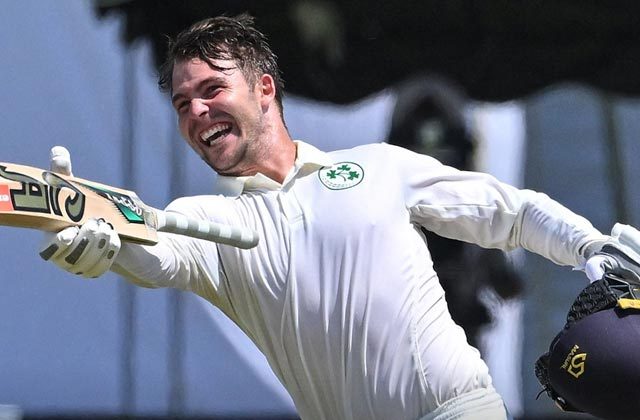 Curtis Campher first test century