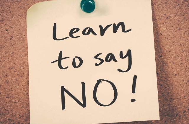 no to excessive work