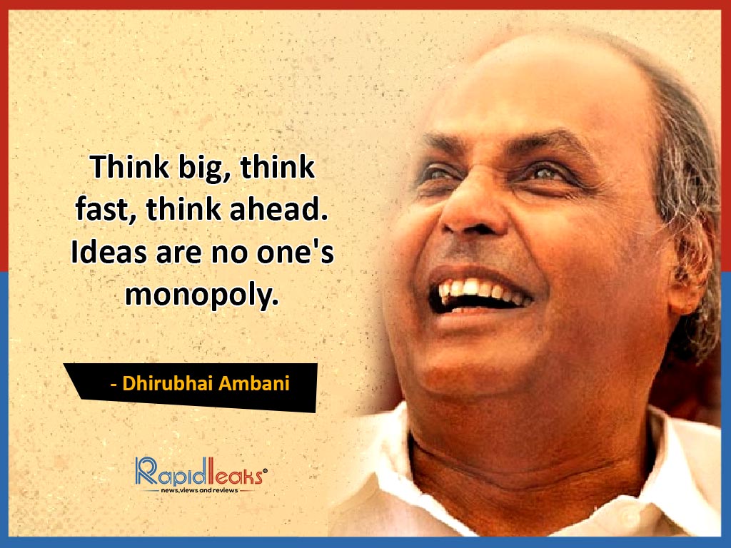 These Dhirubhai Ambani Quotes Will Push You To Work Hard Towards Your ...